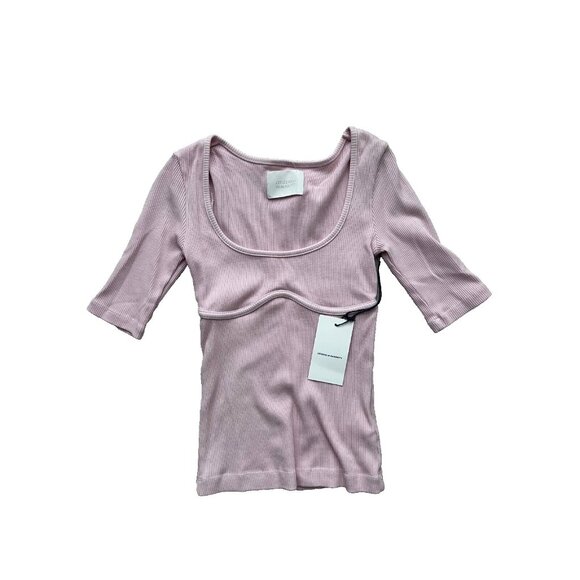 Citizens of Humanity Presley Seamed Tee in Roselle ( XS ) - Picture 4 of 6